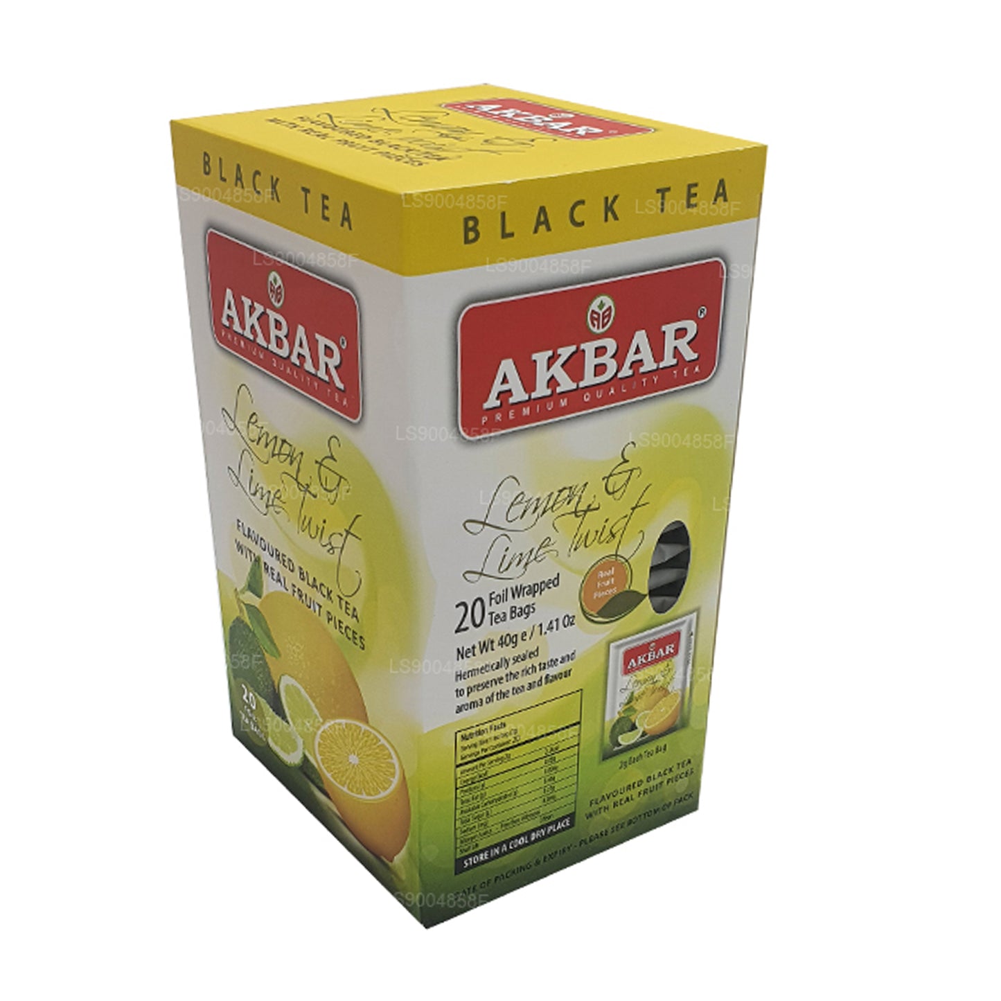 Akbar Zitronen- und Limetten-Twist-Tee (40 g) 20 Teebeutel