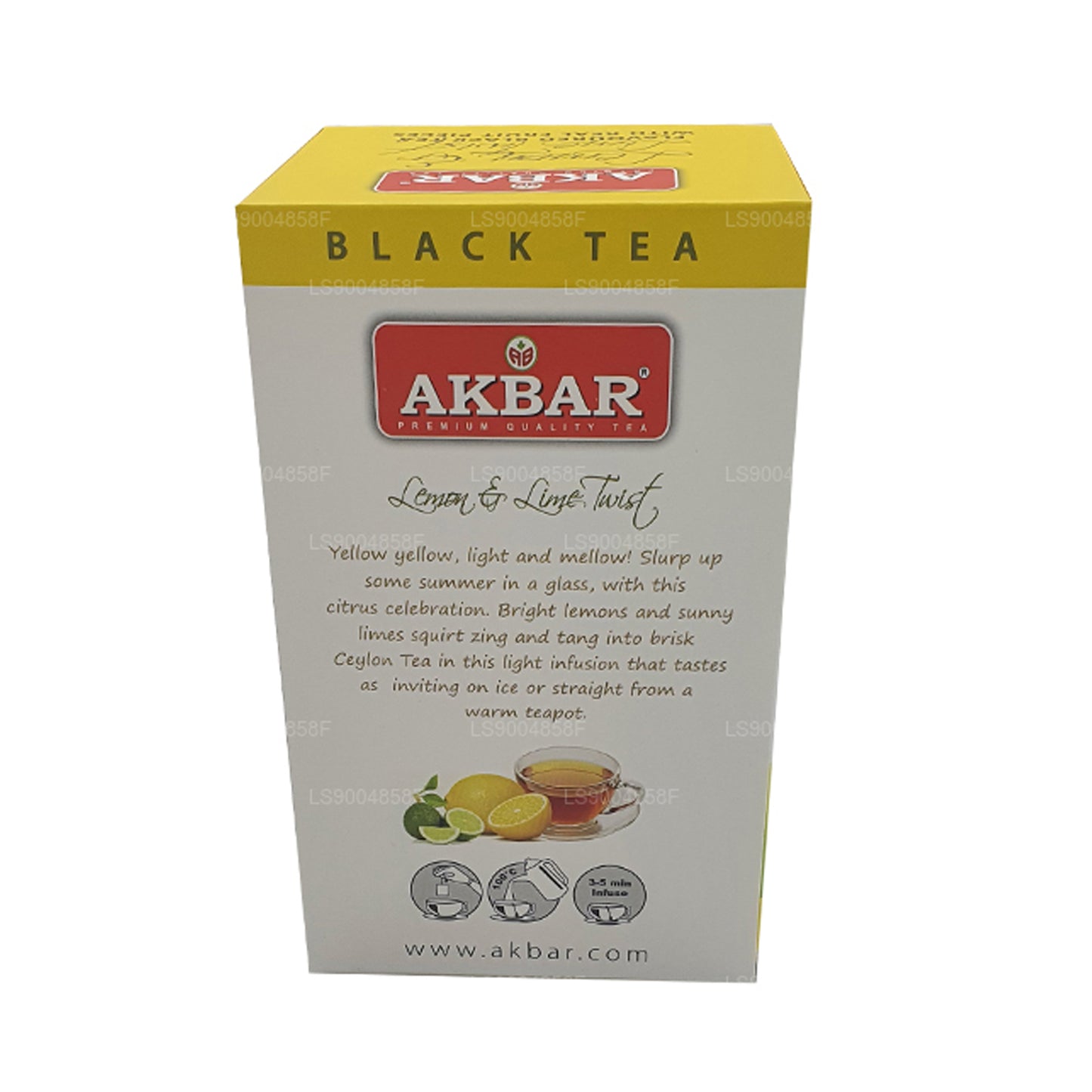 Akbar Zitronen- und Limetten-Twist-Tee (40 g) 20 Teebeutel