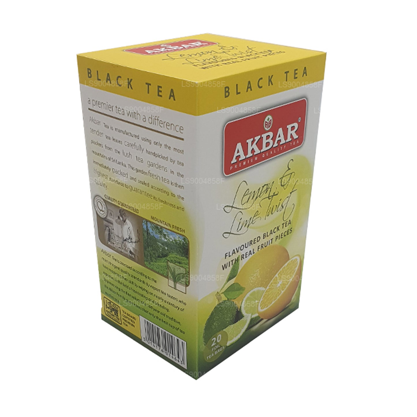 Akbar Zitronen- und Limetten-Twist-Tee (40 g) 20 Teebeutel