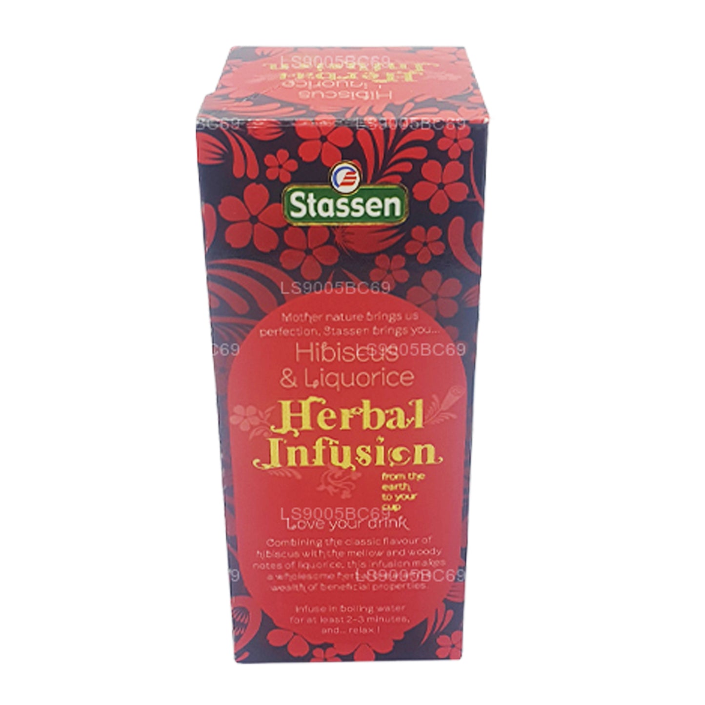 Stassen Hibiskus- und Lakritz-Kräutertee (37,5 g), 25 Teebeutel