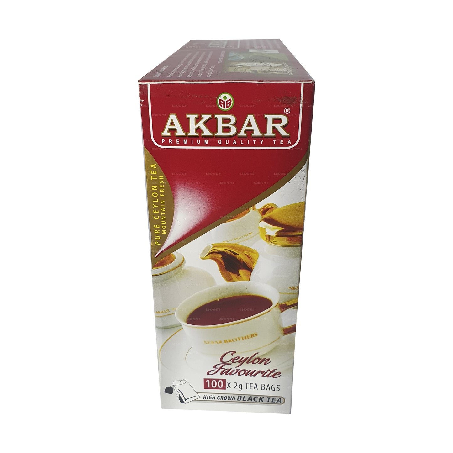Akbar Ceylon Premium Reiner Schwarztee (200g) 100 Teebeutel