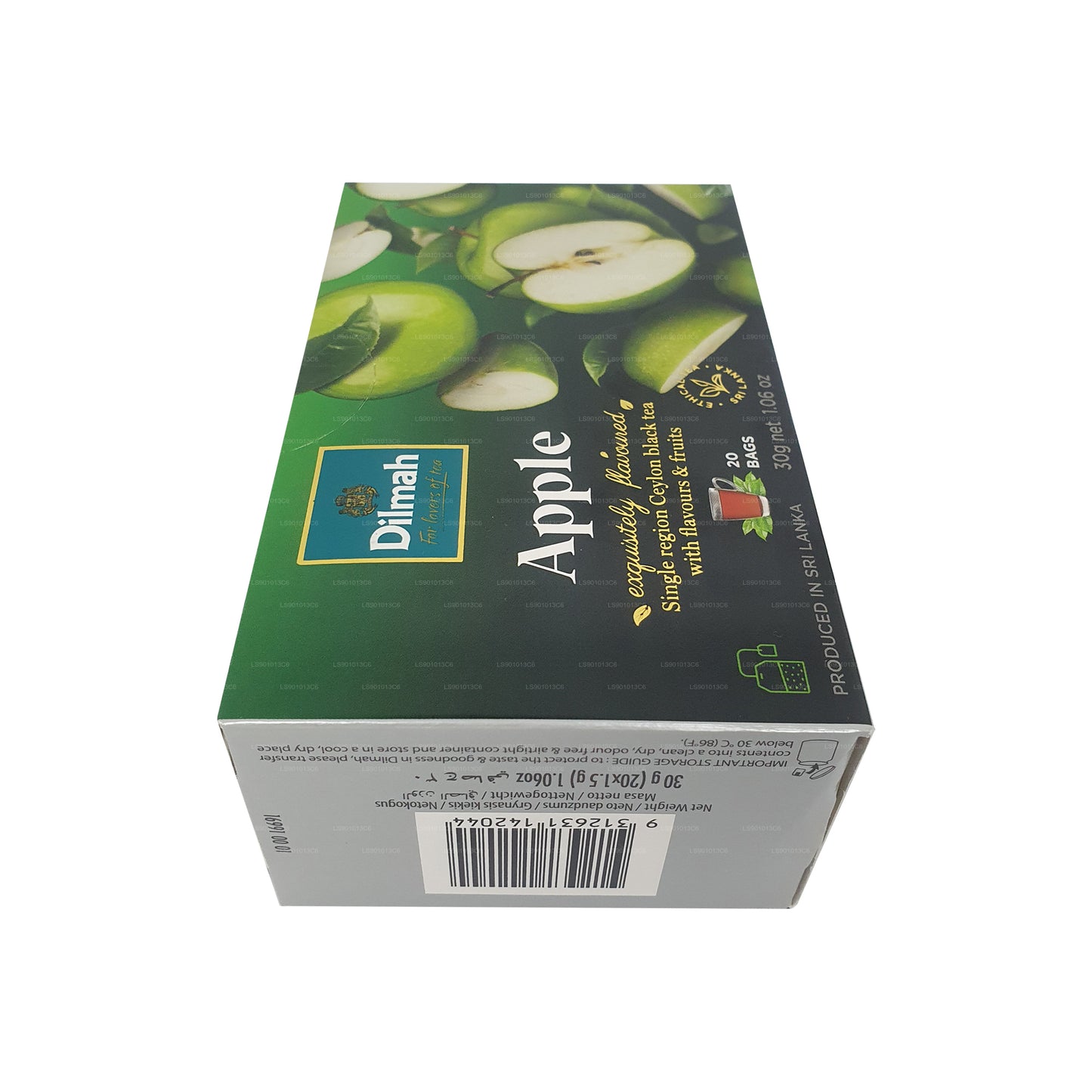 Dilmah Schwarzer Tee mit Apfelgeschmack (30g)