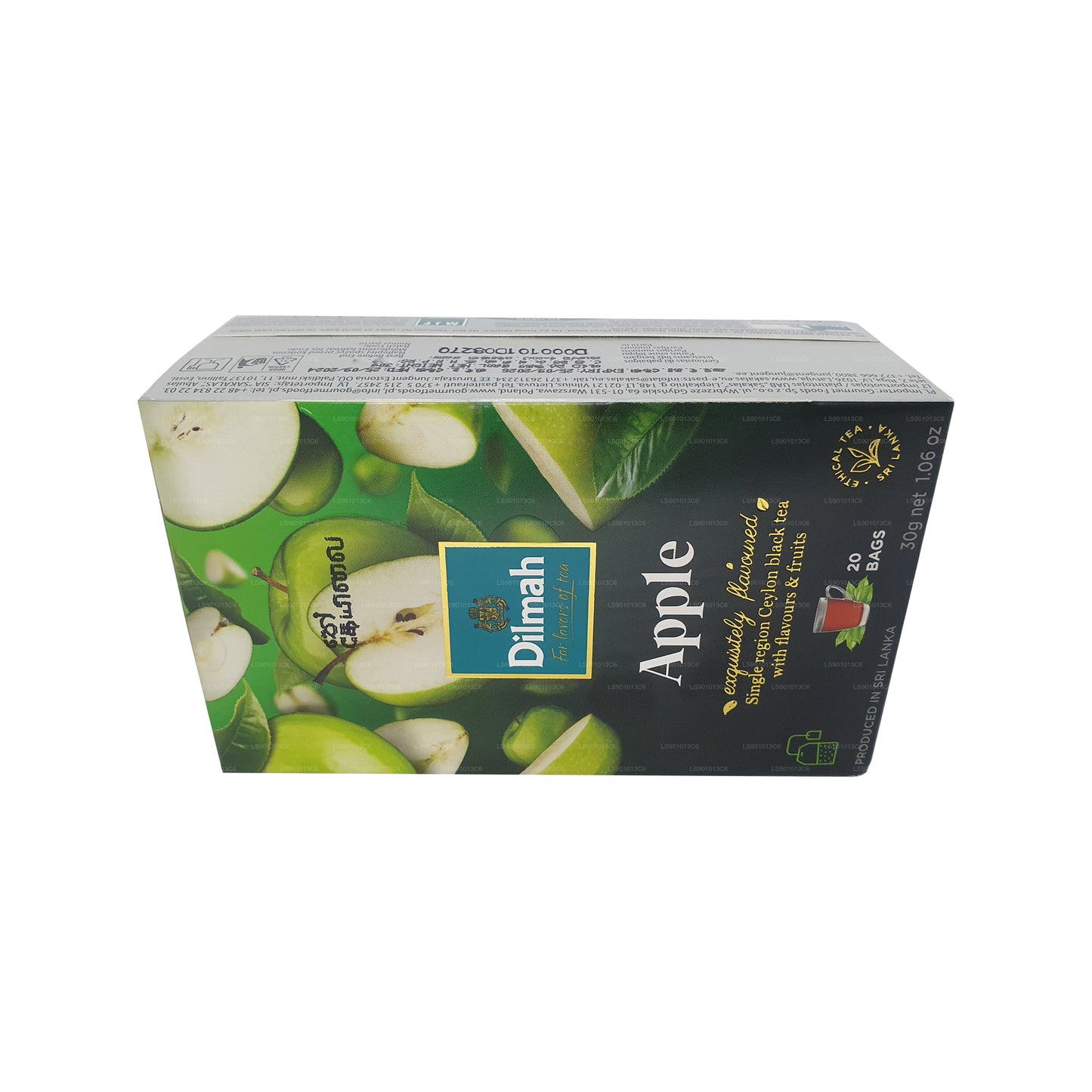 Dilmah Schwarzer Tee mit Apfelgeschmack (30g)