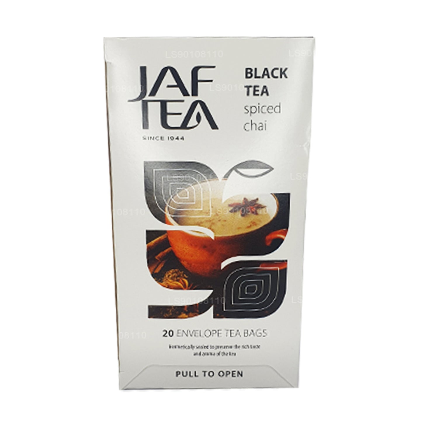 Jaf Tea Pure Spice Collection Schwarzer Tee Gewürzter Chai (40 g) 20 Teebeutel