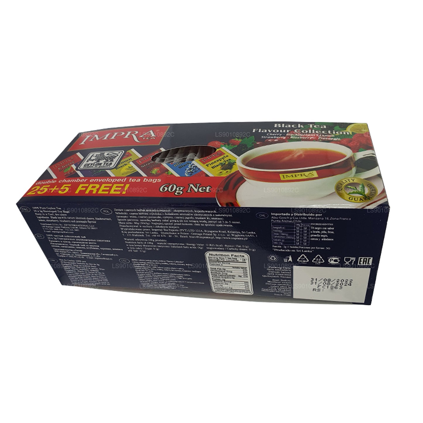 Impra Flavor Collection Ceylon Schwarztee (60 g) 30 Teebeutel