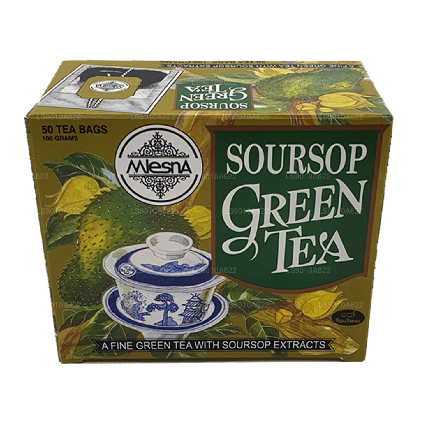 Mlesna Soursop Grüntee (100 g) 50 Teebeutel