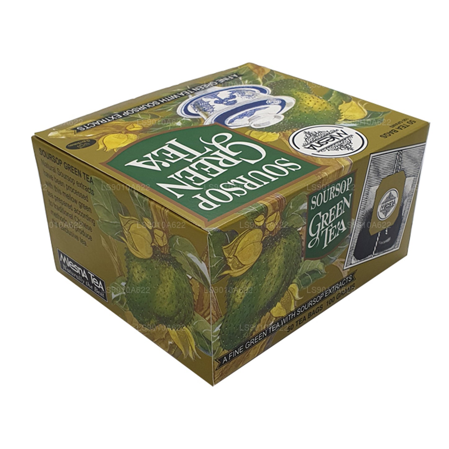 Mlesna Soursop Grüntee (100 g) 50 Teebeutel