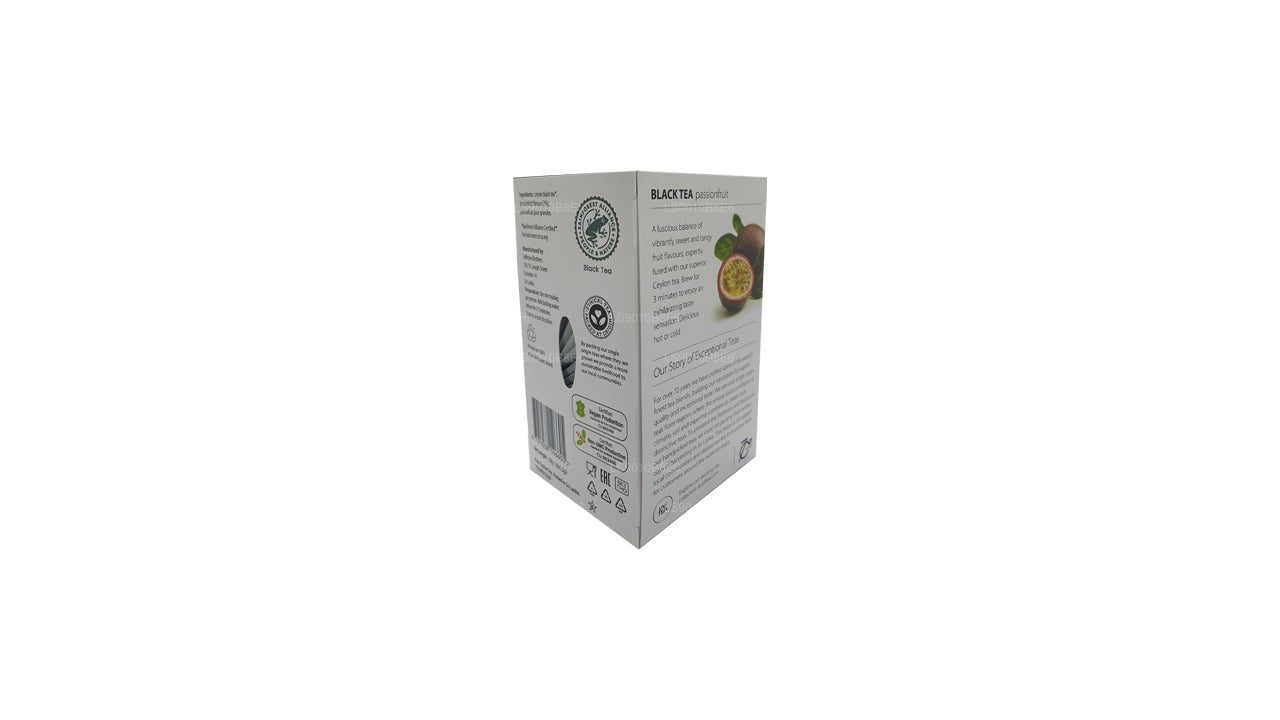 Jaf Tea Pure Fruits Collection Teebeutel aus Folie, Schwarztee, Passionsfrucht, 30 g