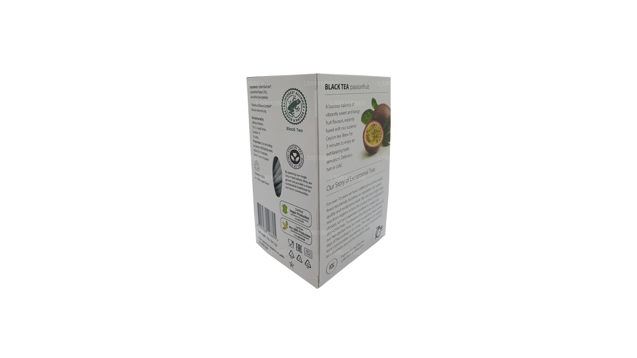 Jaf Tea Pure Fruits Collection Teebeutel aus Folie, Schwarztee, Passionsfrucht, 30 g