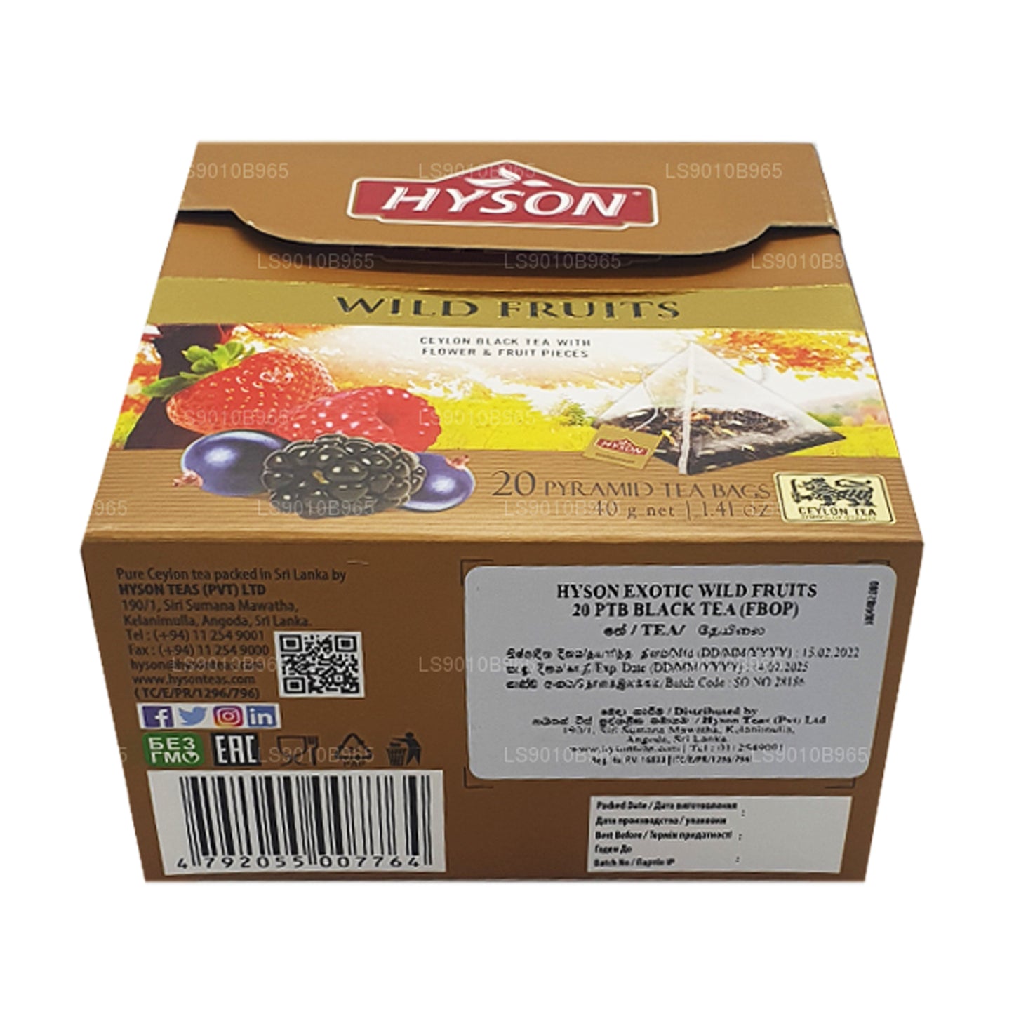 Hyson Wild Fruits (40 g) 20 Teebeutel