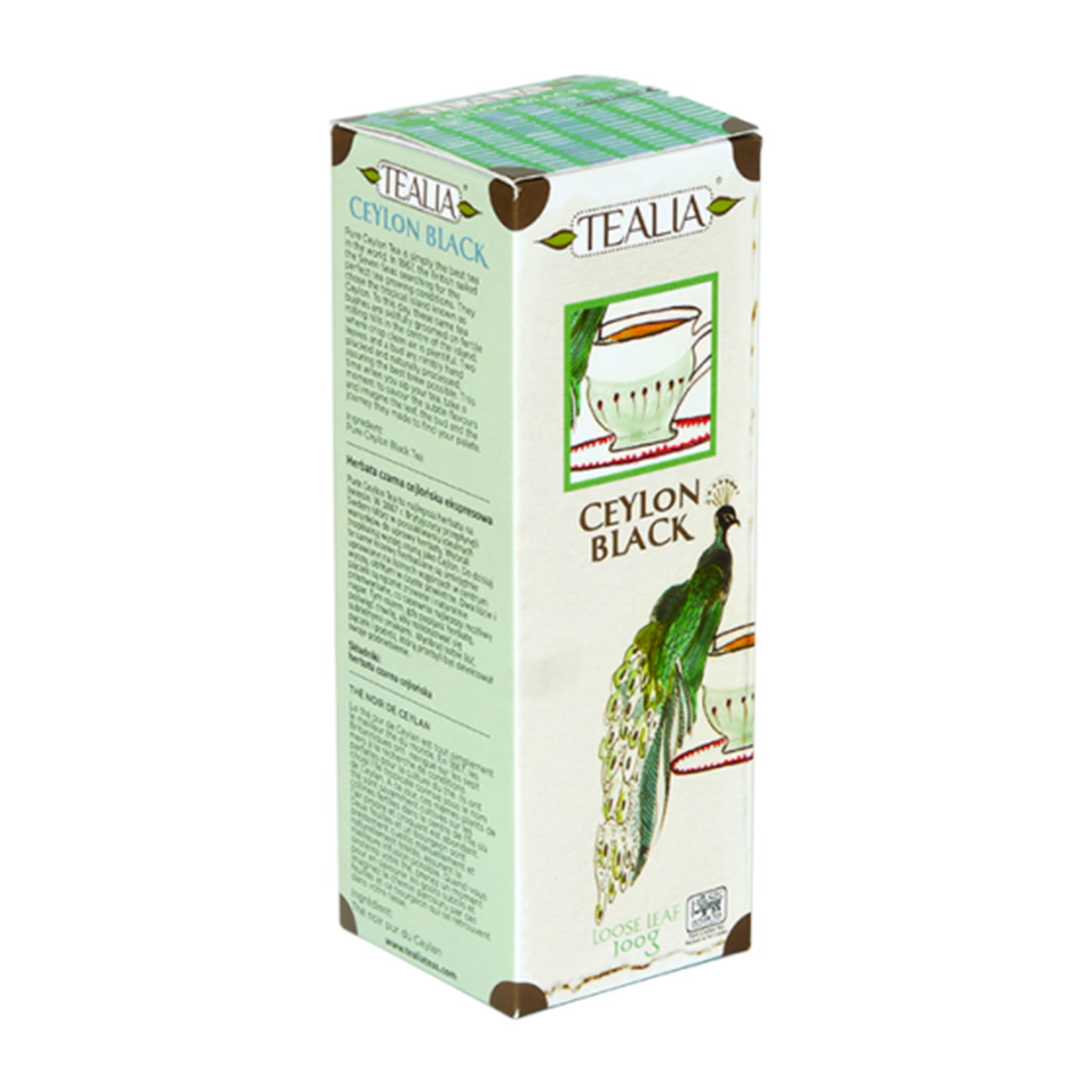 Tealia Ceylon Schwarztee Nachfüllpackung (100g)