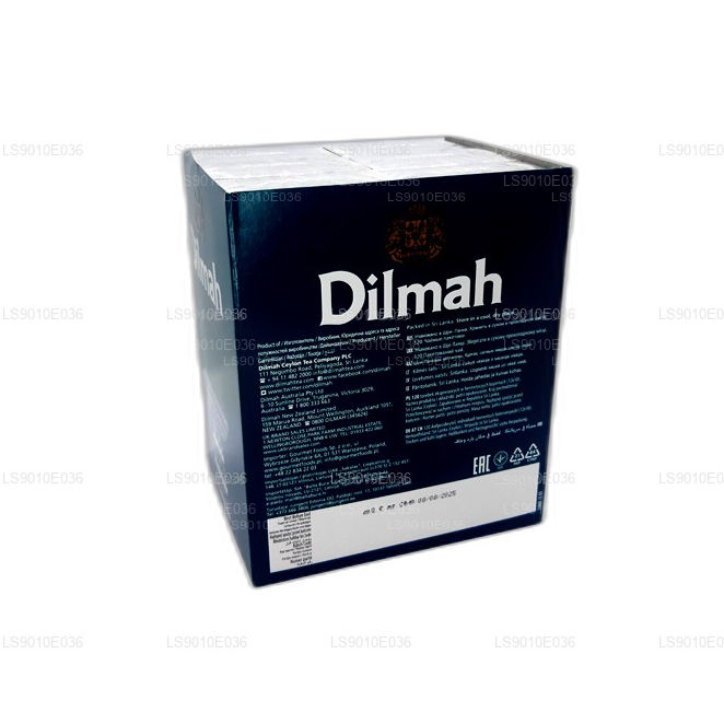 Dilmah Tee mit schwarzem Johannisbeergeschmack (20 g), 10 einzeln in Folie verpackte Beutel (12er-Pack)