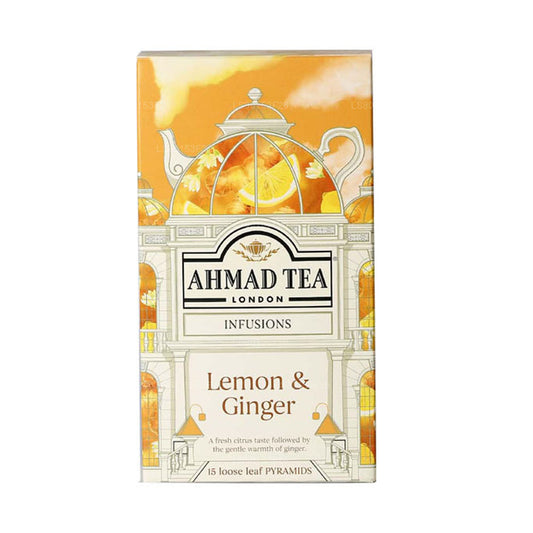 Ahmad Zitrone &amp; Ingwer 15 Pyramid TB (30g)