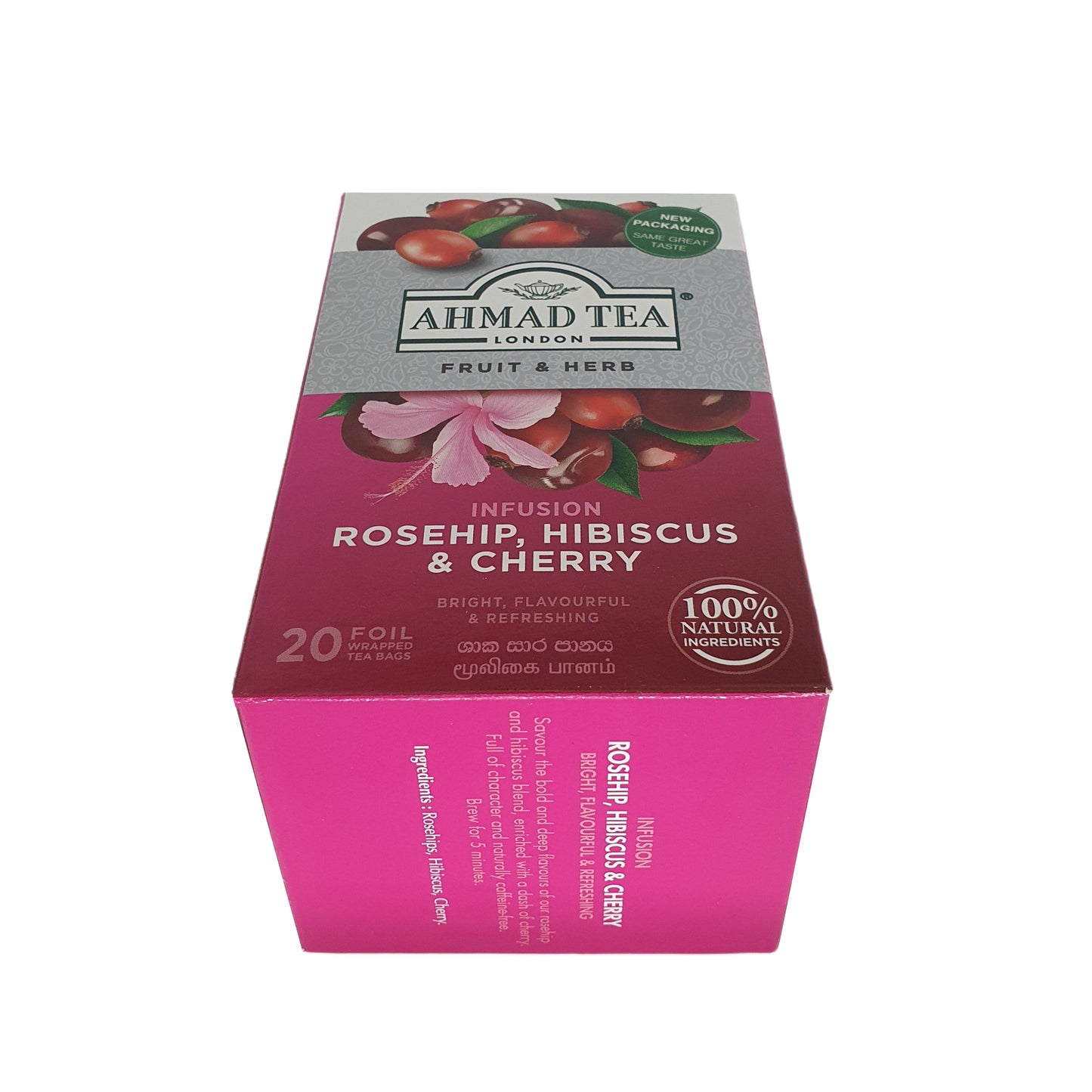 Ahmad Hagebutte, Hibiskus und Kirsche (40 g) 20 Folientebeutel