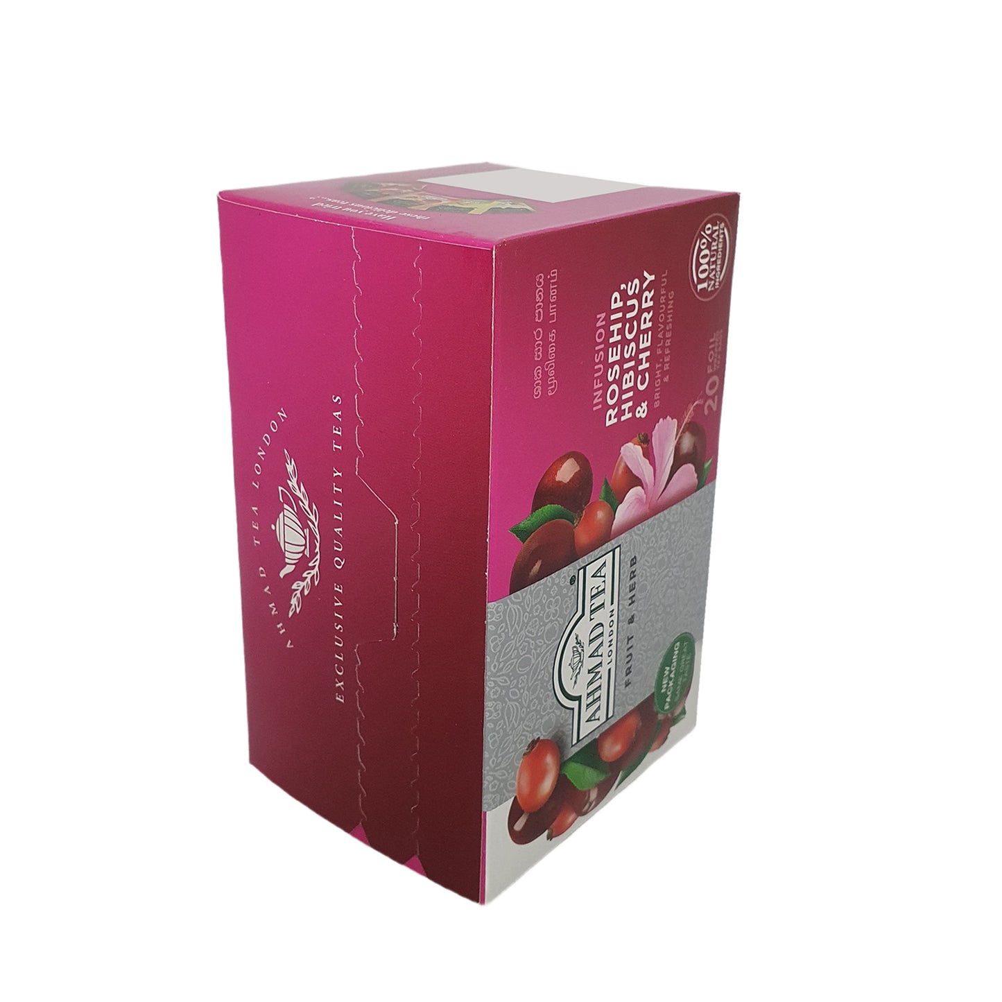 Ahmad Hagebutte, Hibiskus und Kirsche (40 g) 20 Folientebeutel