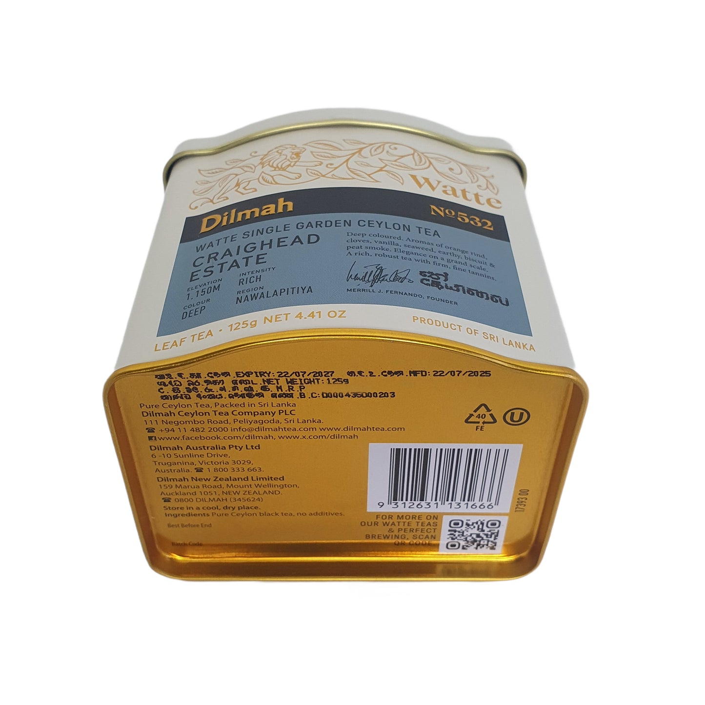 Dilmah Meda Watte Loseblatt-Tee (125 g)