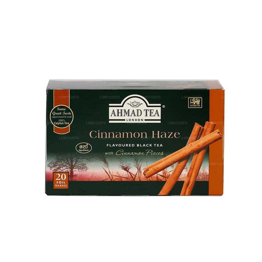 Ahmad Tea Cinnamon Haze Aromatisierter Schwarztee, 20 Folienteebeutel (40 g)