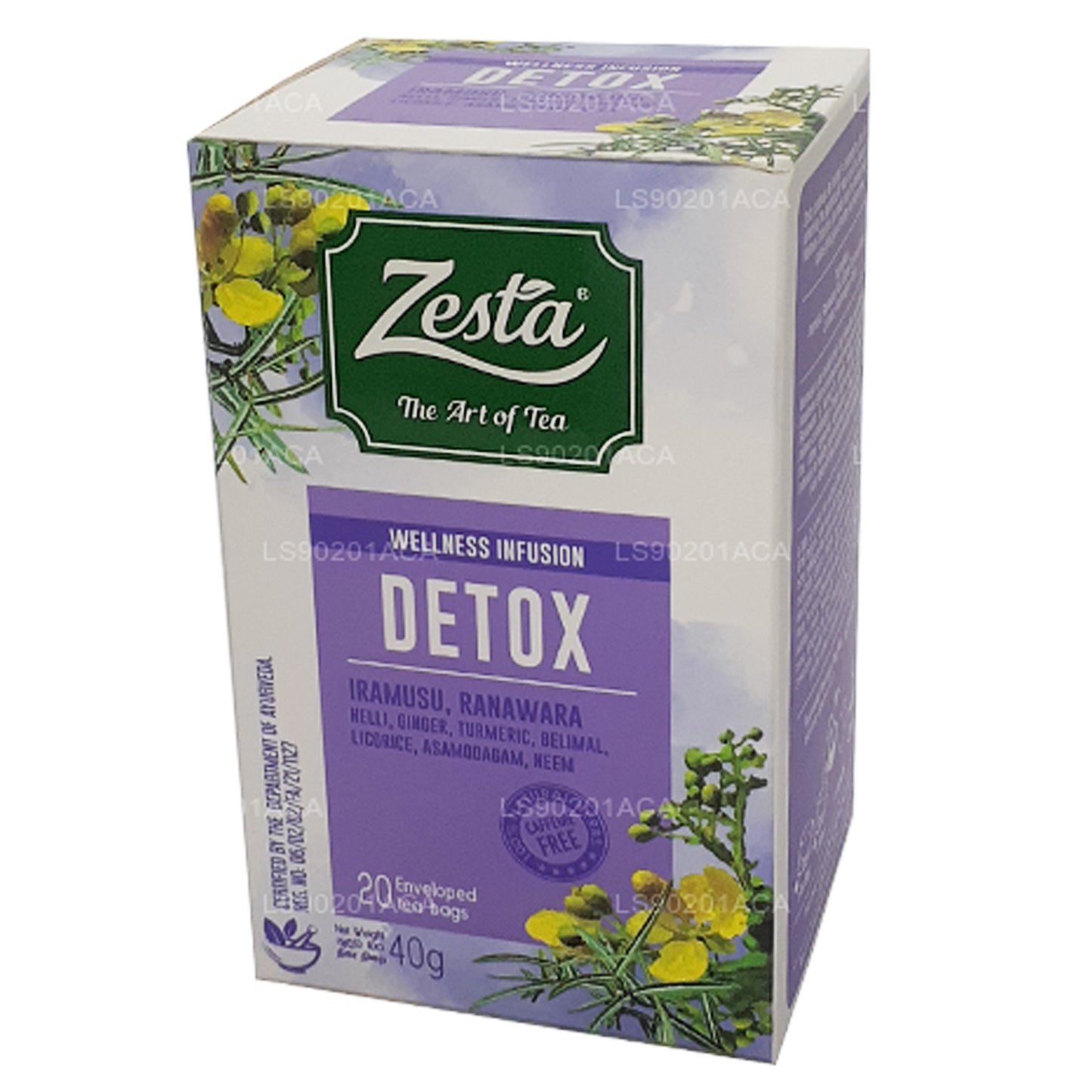 Zesta Detox Iramusu, Ranawara (40 g) 20 Teebeutel