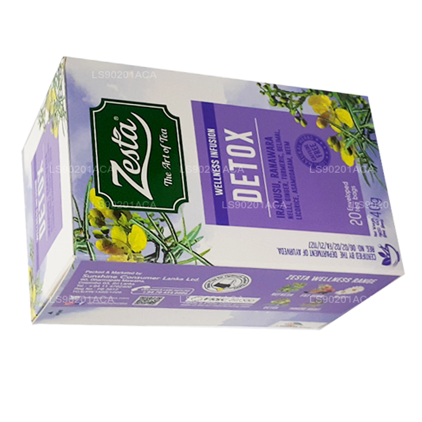 Zesta Detox Iramusu, Ranawara (40 g) 20 Teebeutel