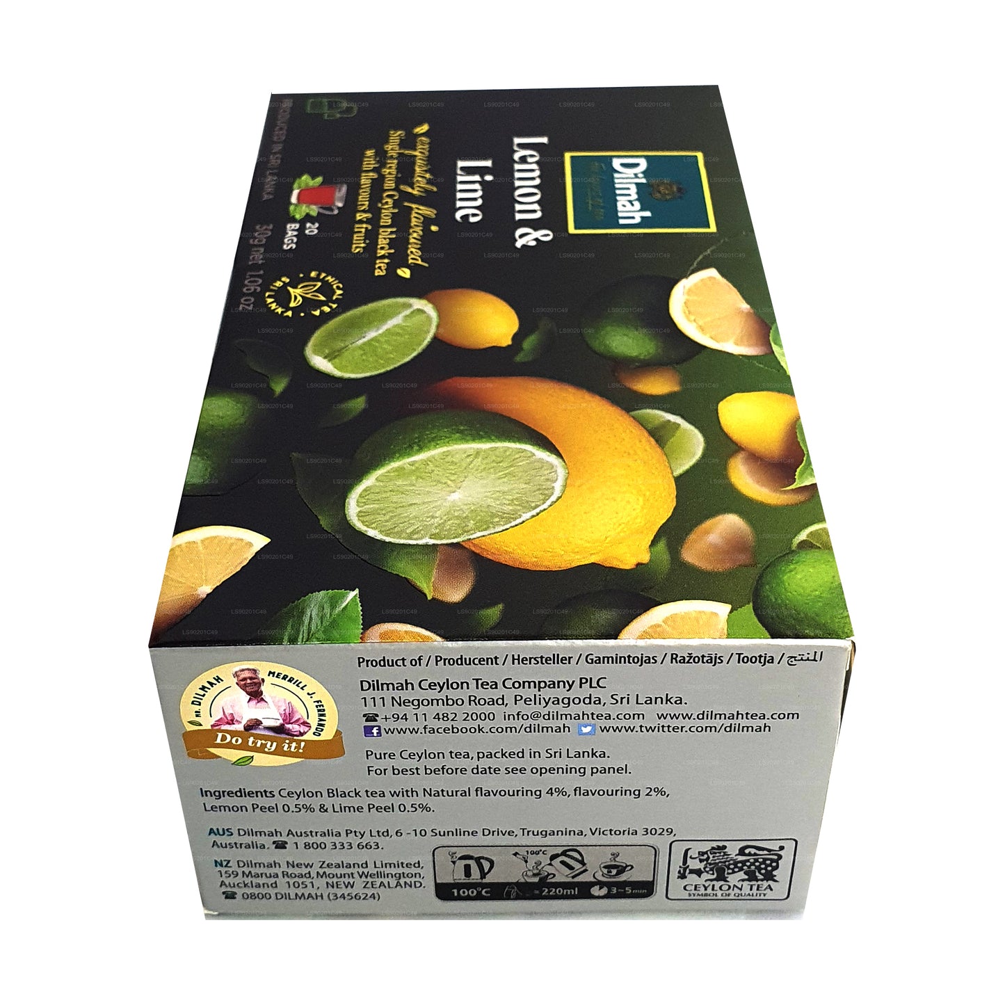 Dilmah Tee mit Zitronengeschmack (30 g) 20 Teebeutel
