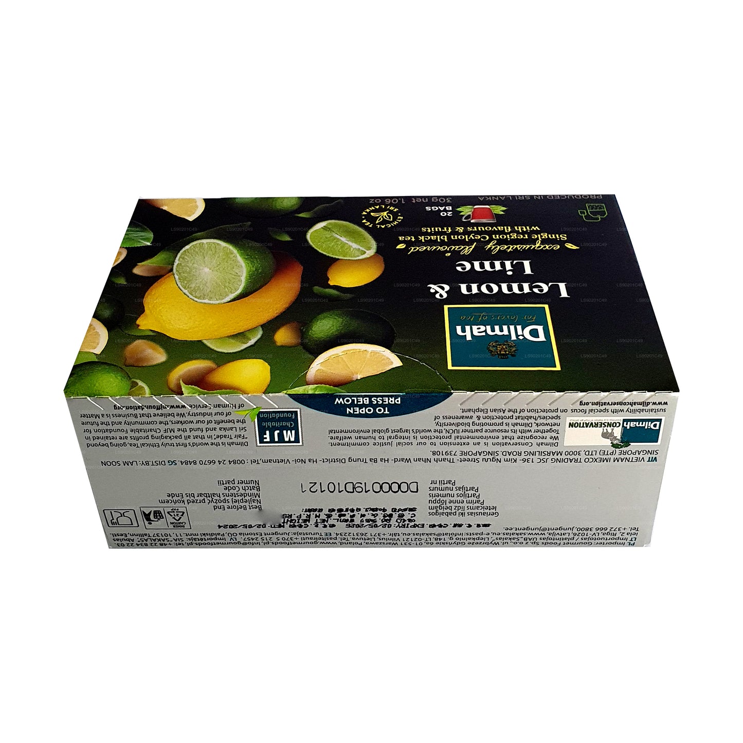 Dilmah Tee mit Zitronengeschmack (30 g) 20 Teebeutel