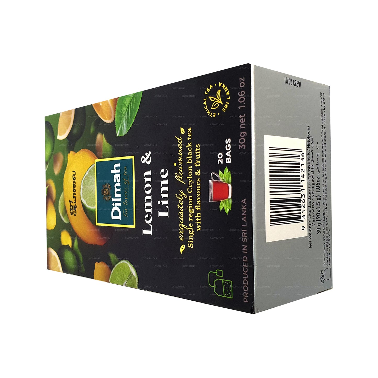 Dilmah Tee mit Zitronengeschmack (30 g) 20 Teebeutel