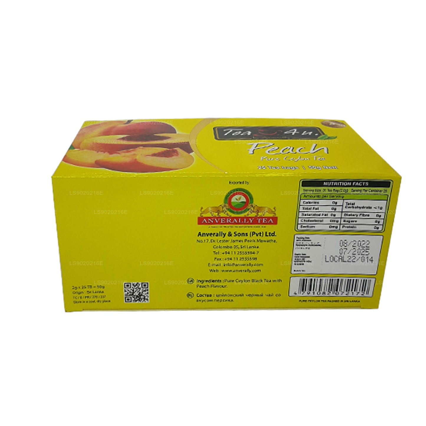 Tea4U Pfirsichtee (50g) 25 Teebeutel