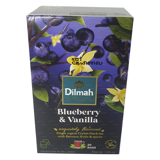 Dilmah Tee mit Blaubeer- und Vanillegeschmack (40 g) 20 Teebeutel