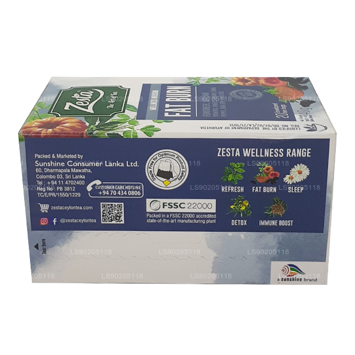 Zesta Fat Burn (40 g) 20 Teebeutel