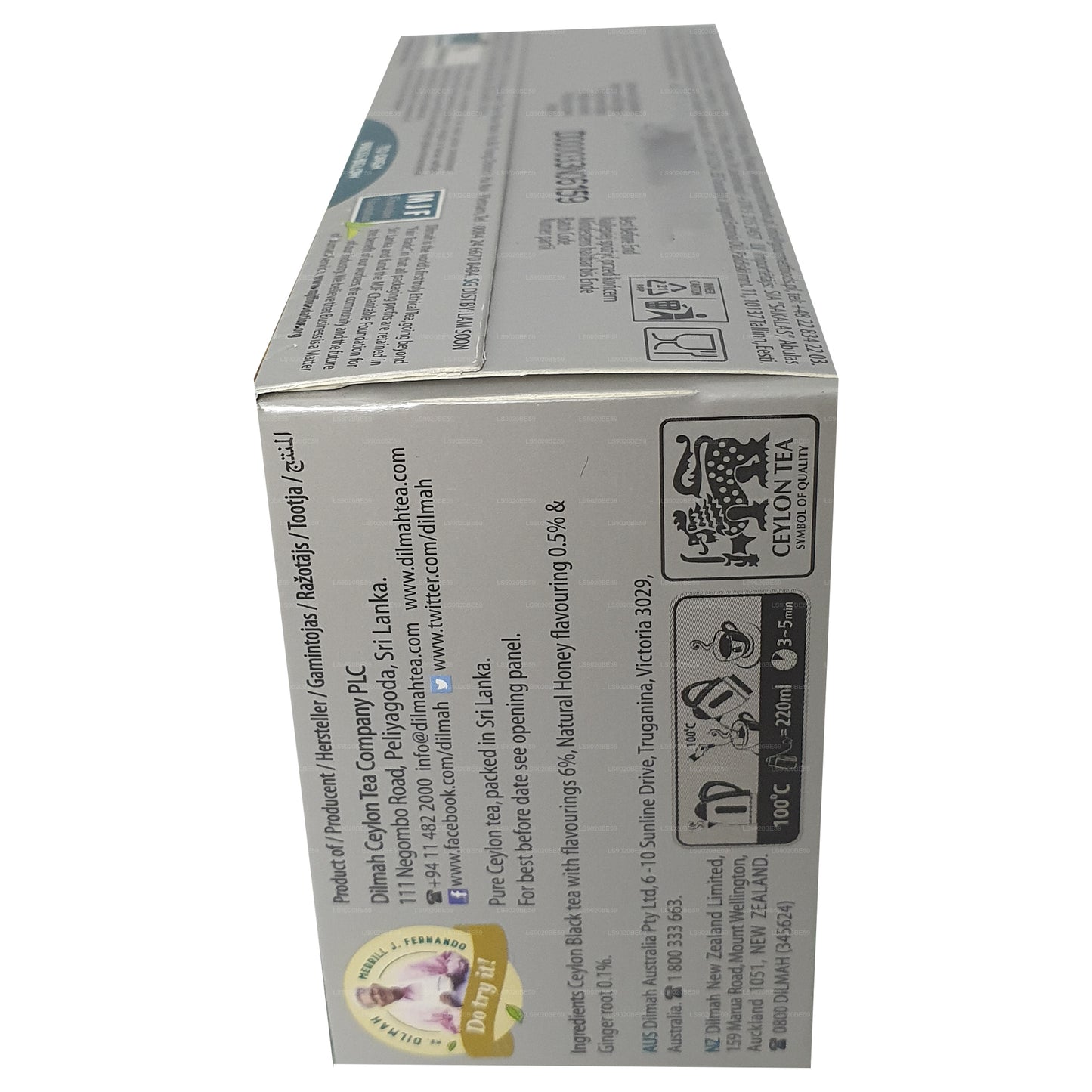 Dilmah Tee mit Ingwer- und Honiggeschmack (30 g) 20 Teebeutel