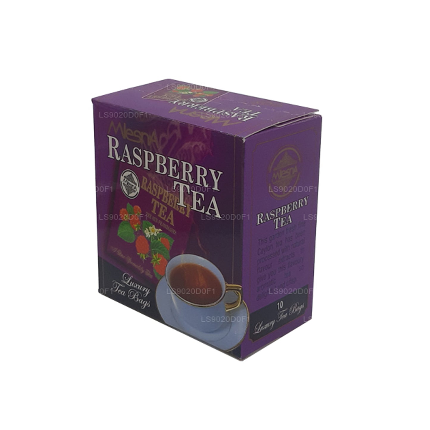 Mlesna Respberry Tea (20 g), 10 luxuriöse Teebeutel