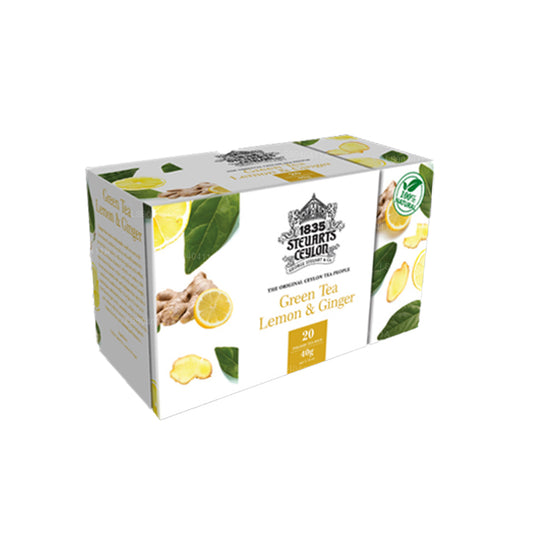 George Steuart Grüner Tee Zitrone Ingwer (40 g), 20 Teebeutel