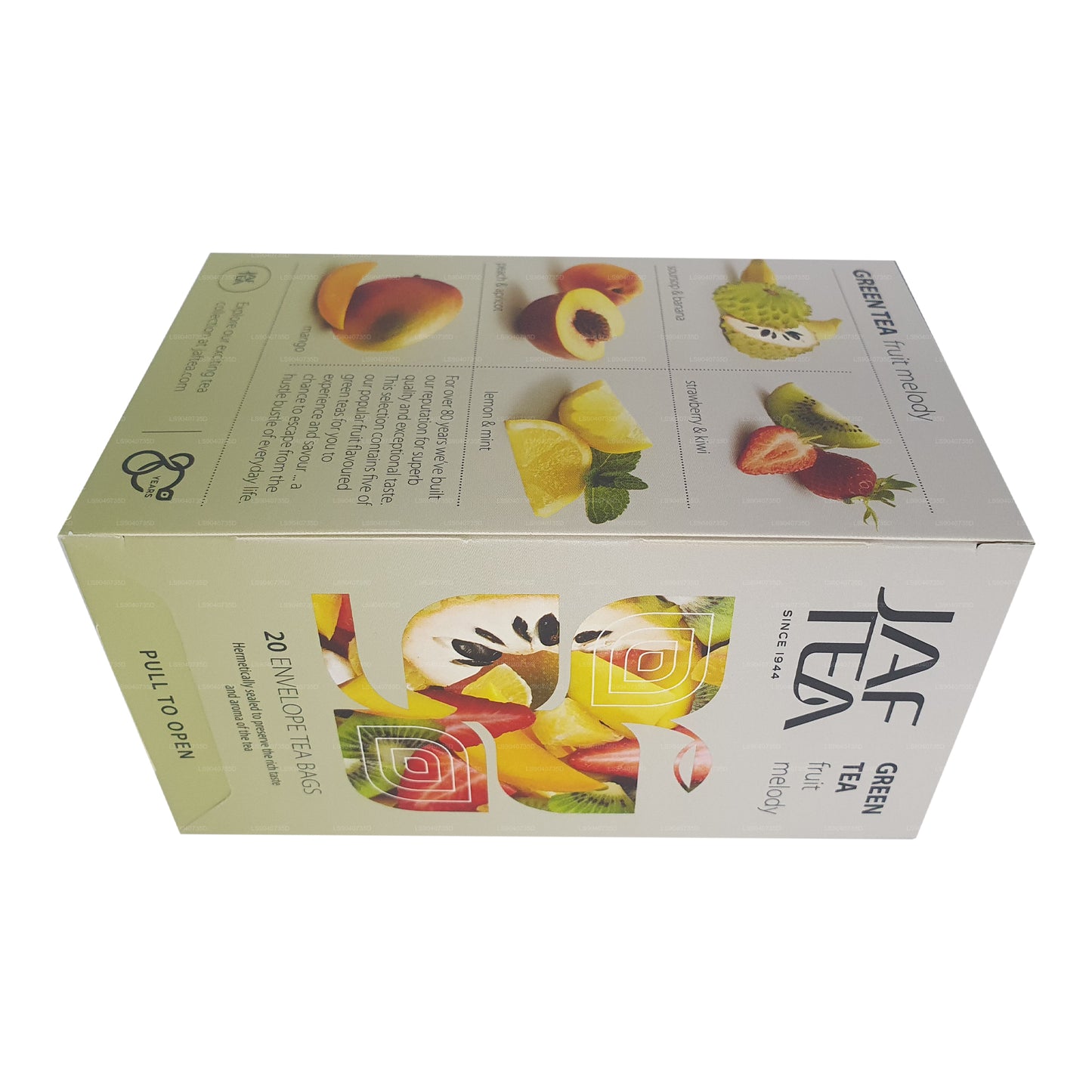 Jaf Tea Pure Green Collection Grüntee Fruit Melody (40 g) 20 Teebeutel