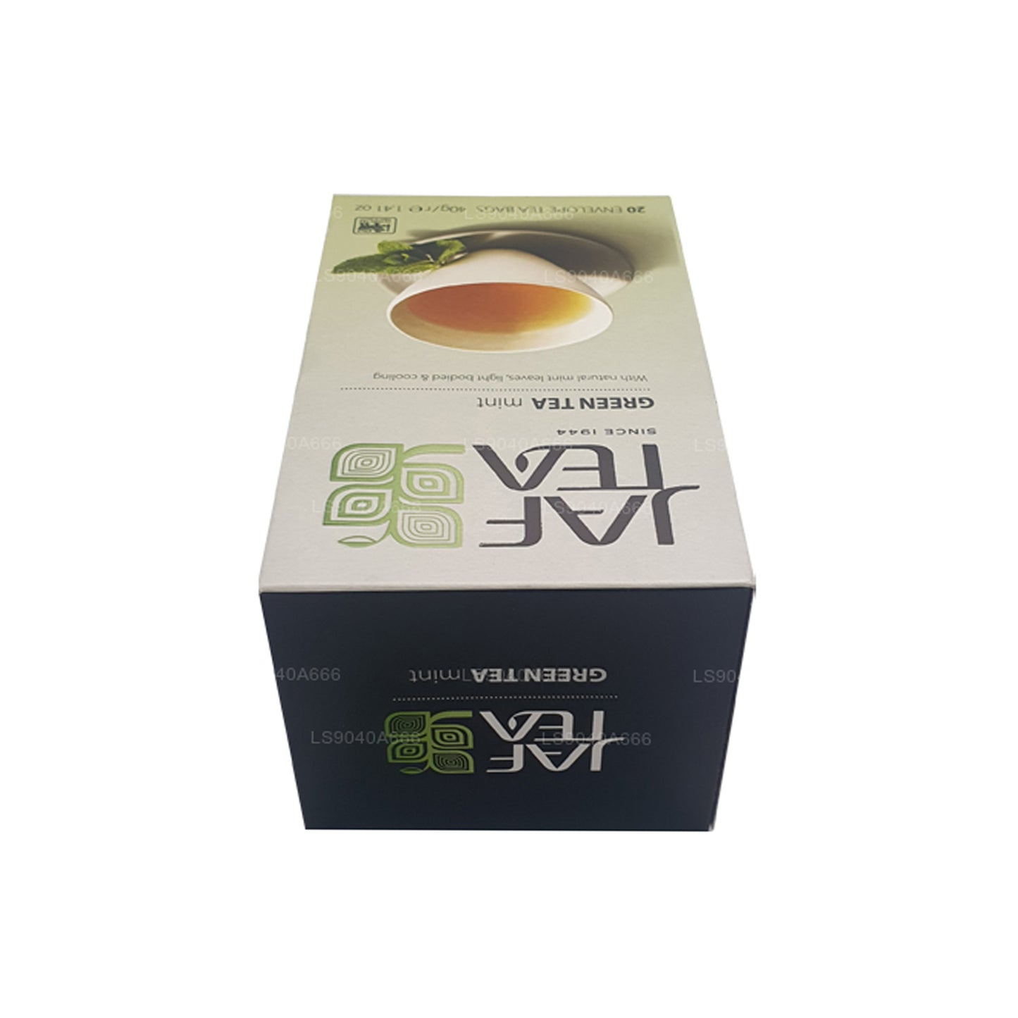Jaf Tea Pure Green Collection Teebeutel mit Grüntee-Minz-Folie, 40 g