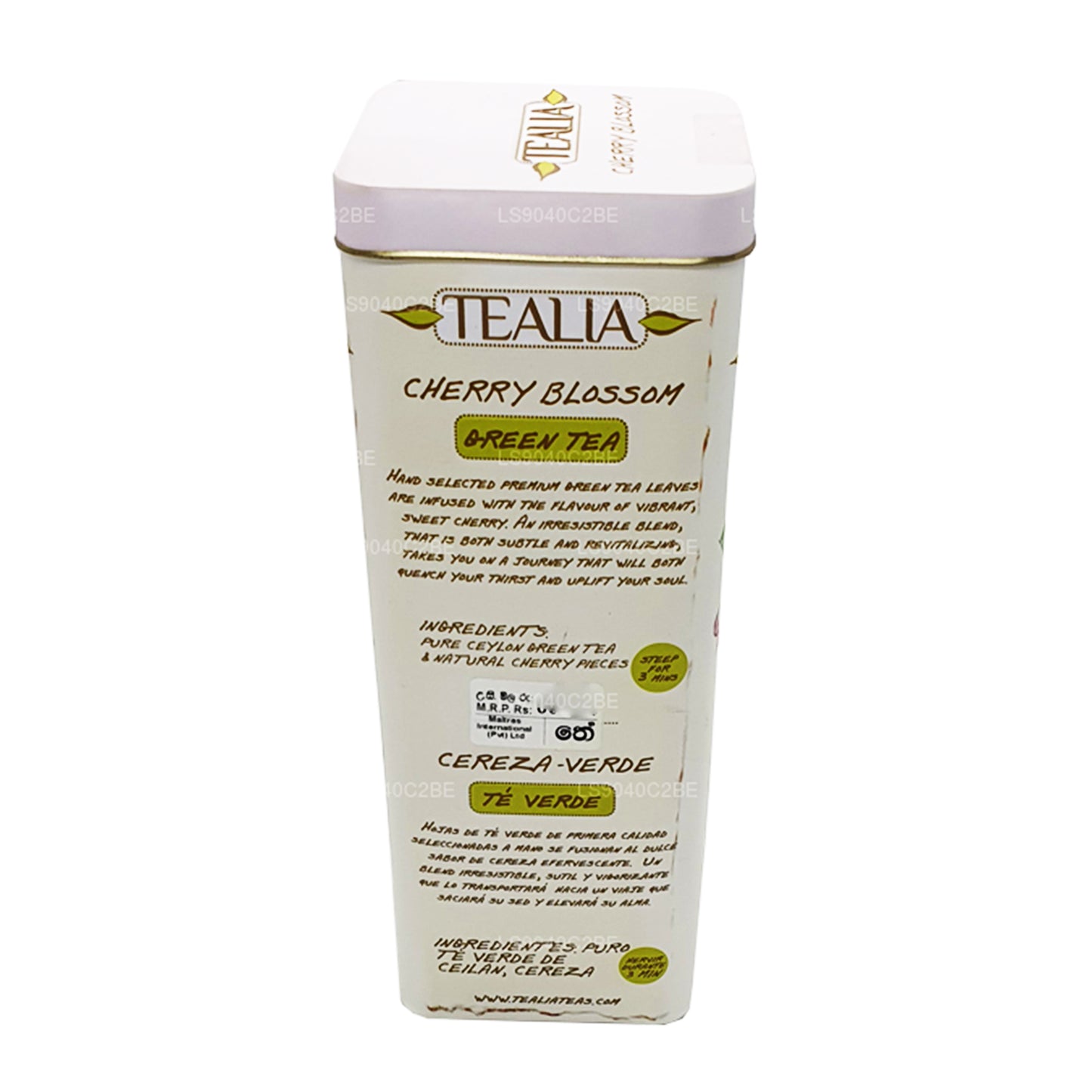 Tealia Cherry Blossom Grüntee Lose Leaf (100 g)