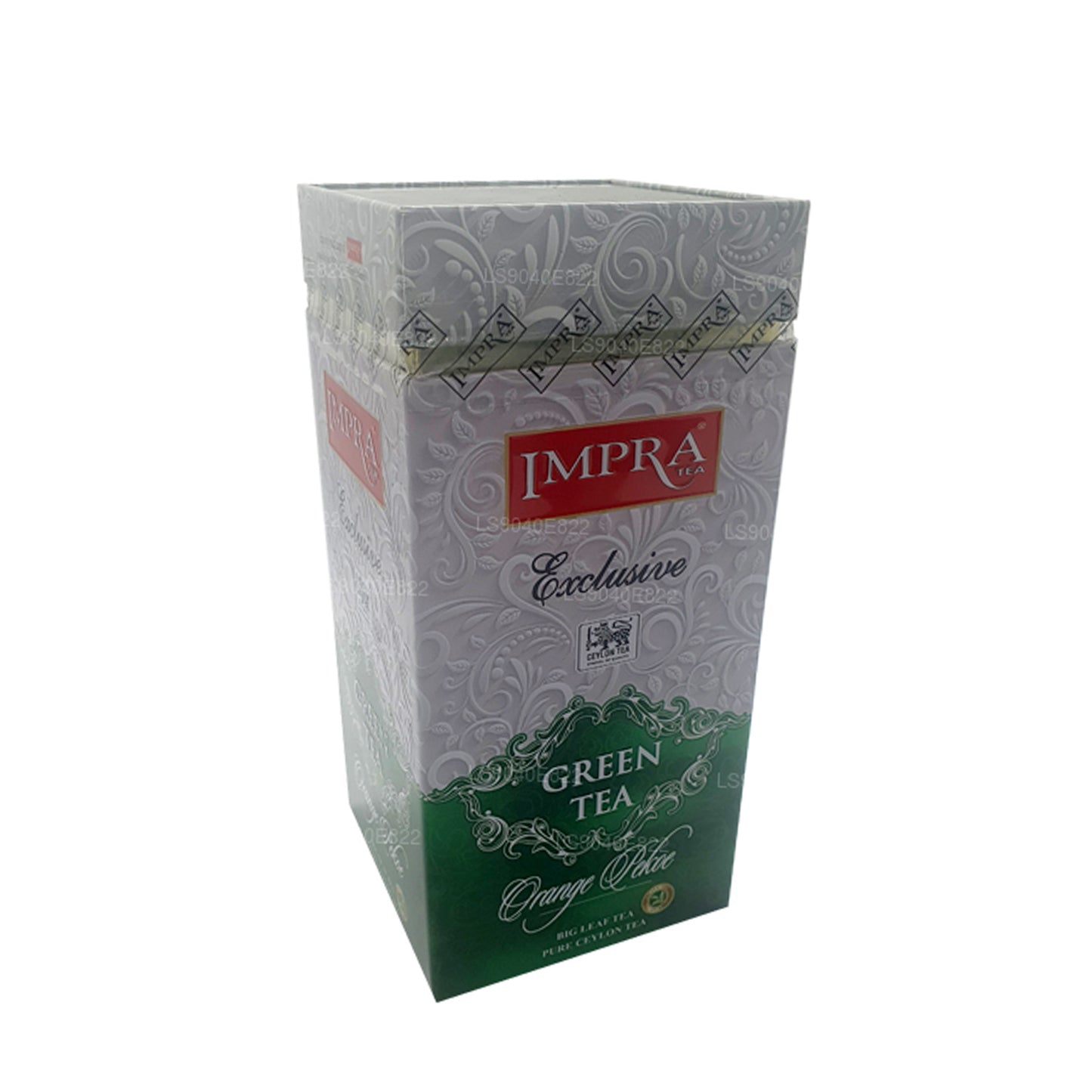 Impra Exclusive Big Leaf Grüntee, Orange Pekoe (200 g), Caddy
