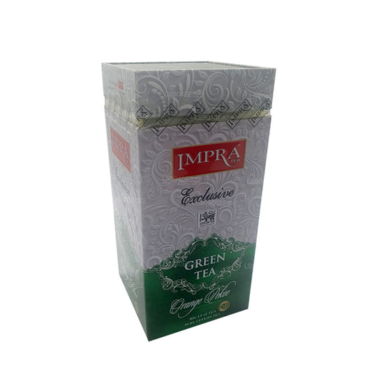 Impra Exclusive Big Leaf Grüntee, Orange Pekoe (200 g), Caddy