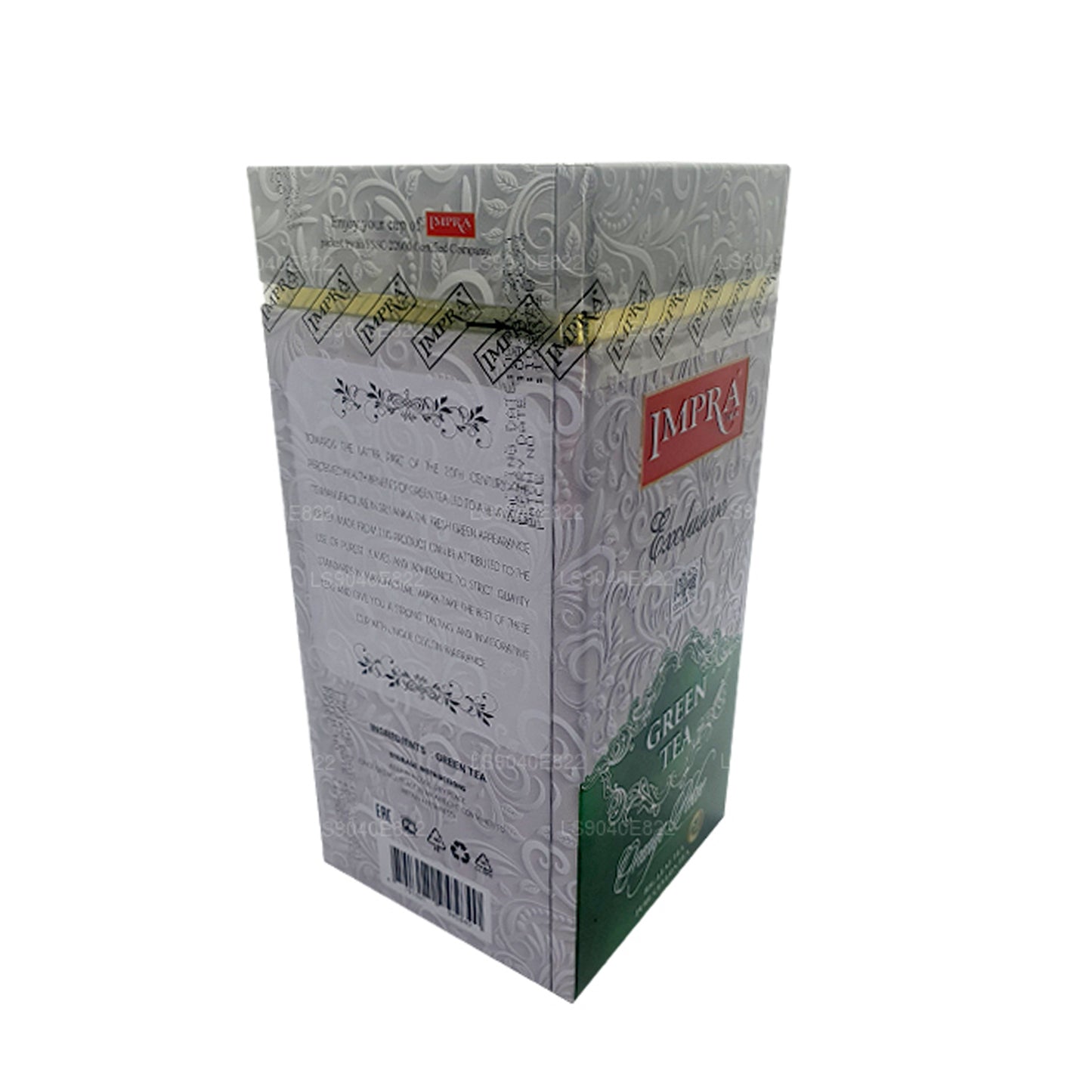 Impra Exclusive Big Leaf Grüntee, Orange Pekoe (200 g), Caddy