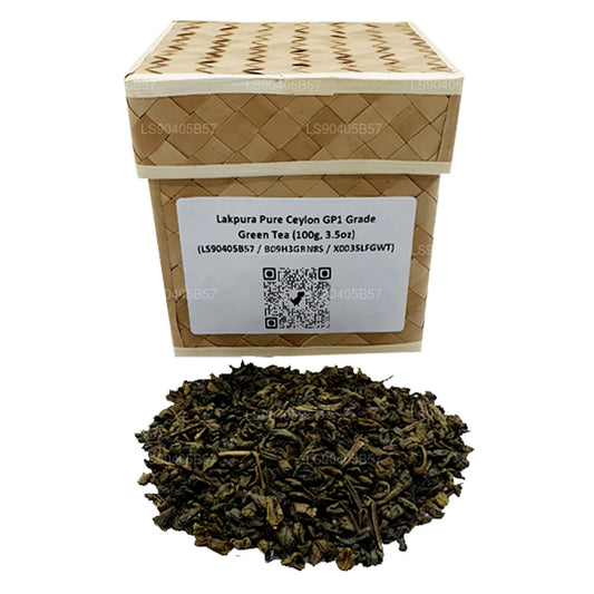 Lakpura Pure Ceylon GP1 Grade Grüntee (100 g)