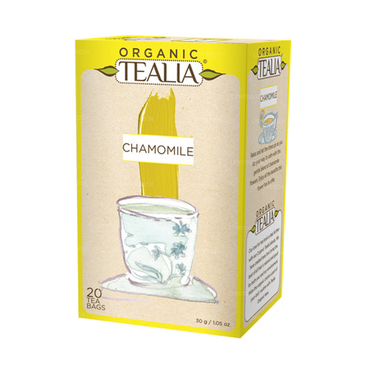 Tealia Bio-Kamille – 20 Umschlag-Teebeutel (30 g)