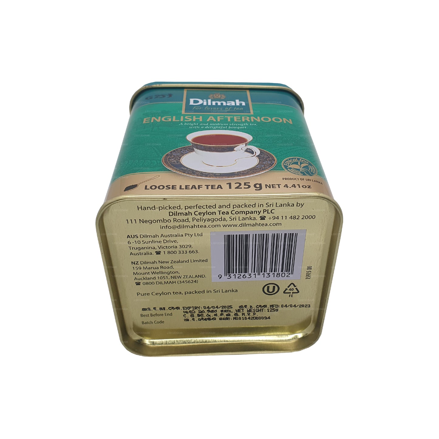 Dilmah Englischer Nachmittagstee mit losen Blättern (125 g)
