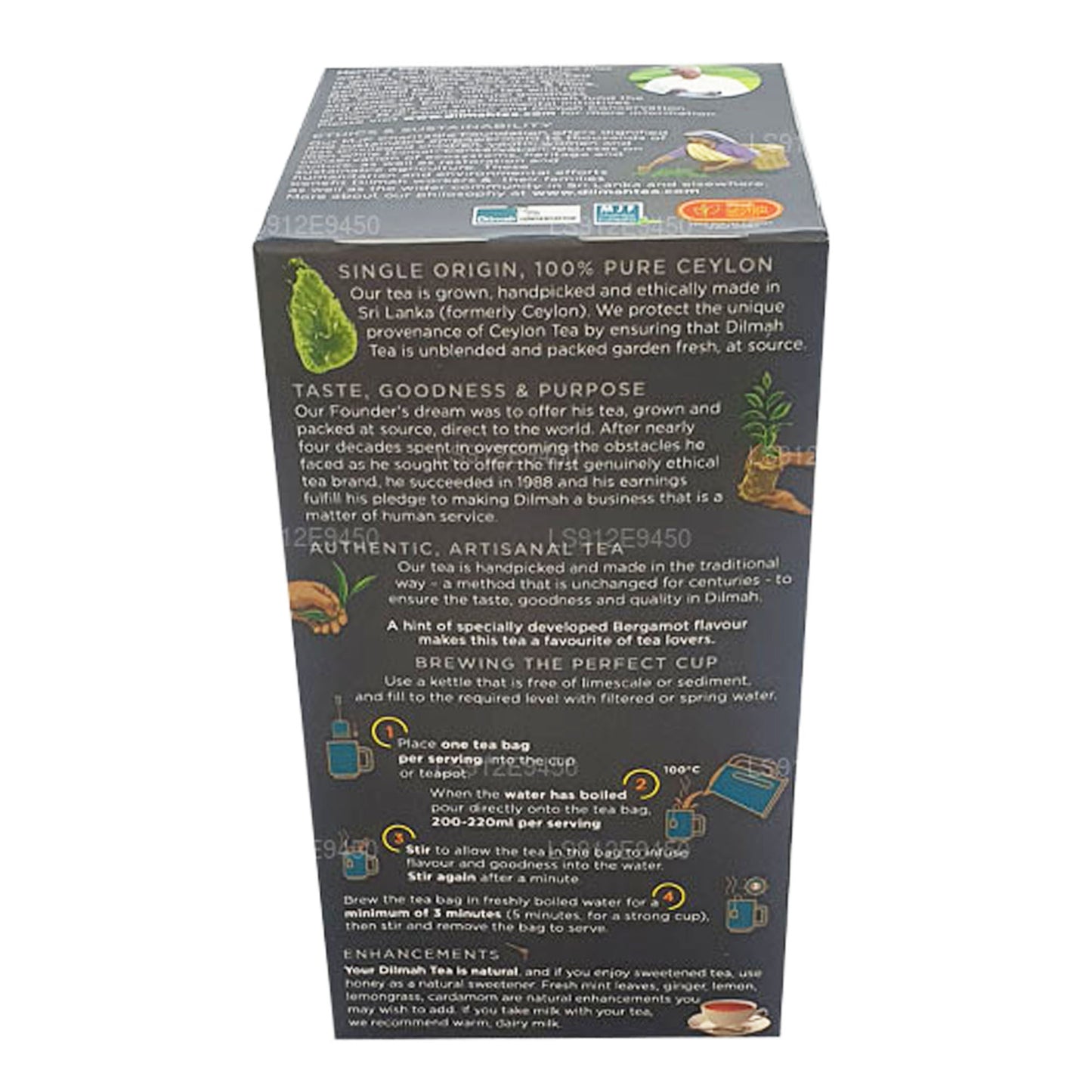 Dilmah Earl Grey Tee (100 g) 50 Teebeutel