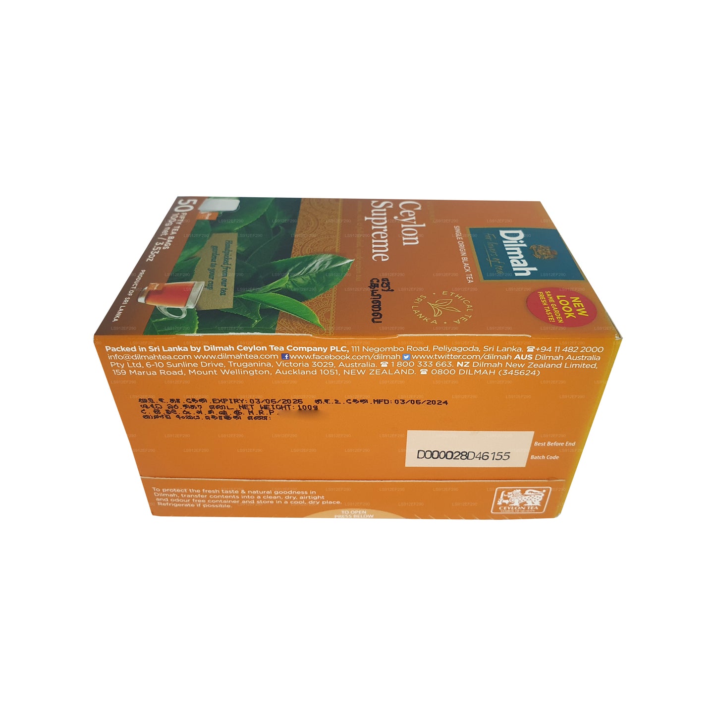 Dilmah Ceylon Supreme (100 g) 50 Teebeutel