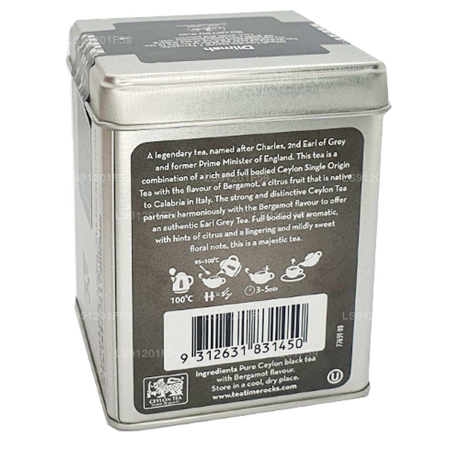 Dilmah T-Serie The Original Earl Grey Loseblatt-Tee (100 g)