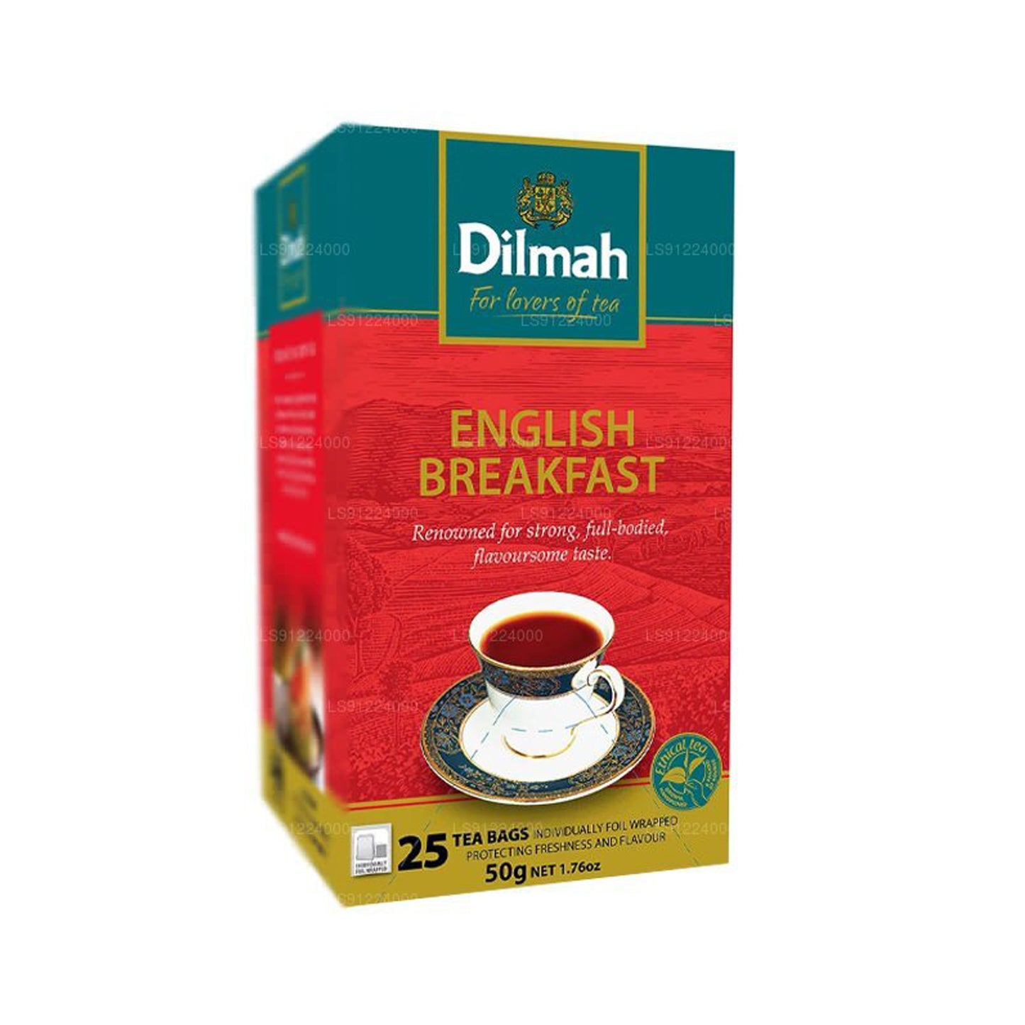 Dilmah Englischer Frühstückstee (50 g) 25 Teebeutel