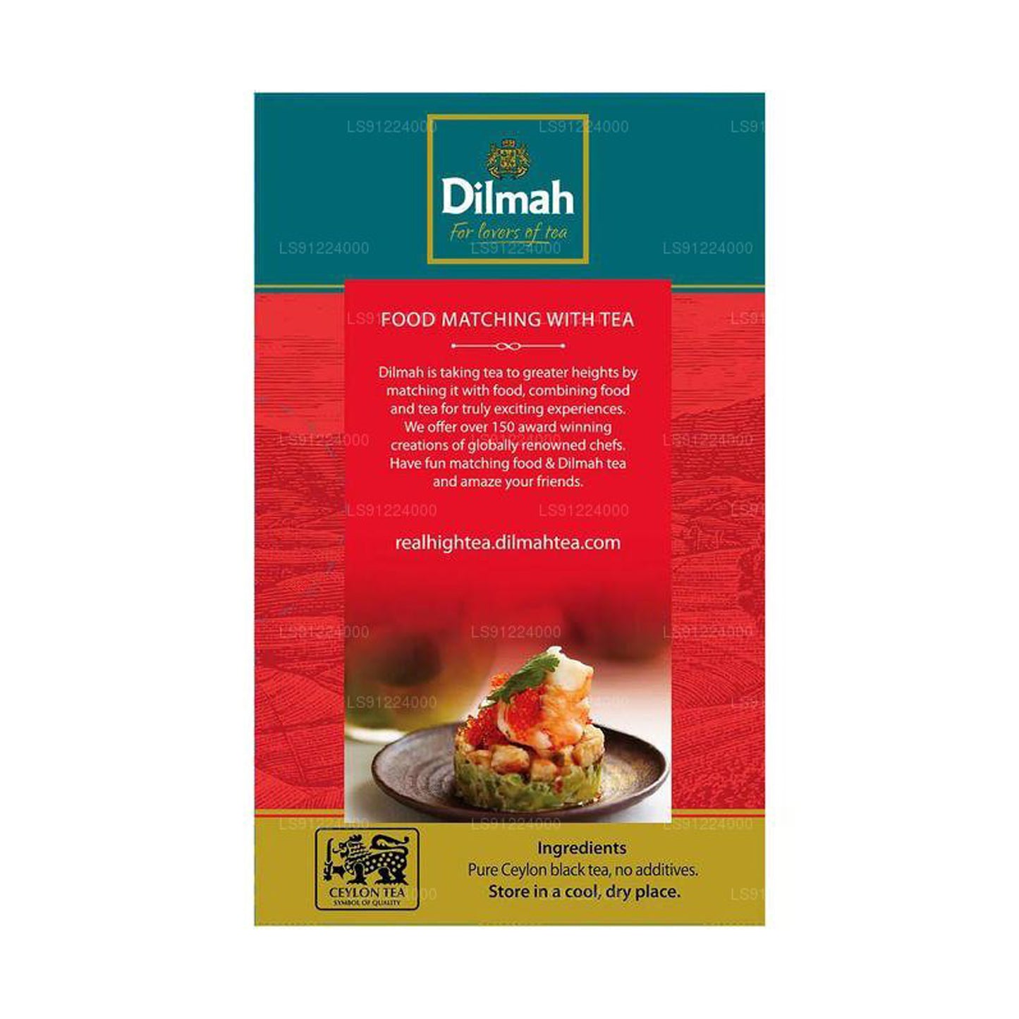 Dilmah Englischer Frühstückstee (50 g) 25 Teebeutel
