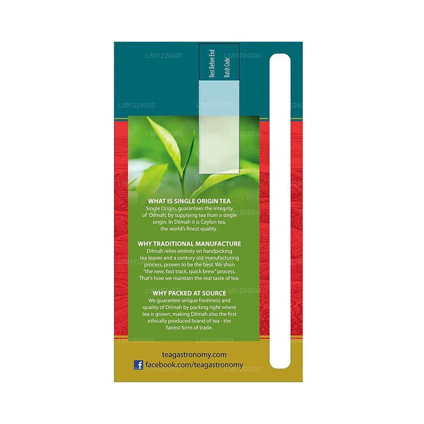 Dilmah Englischer Frühstückstee (50 g) 25 Teebeutel