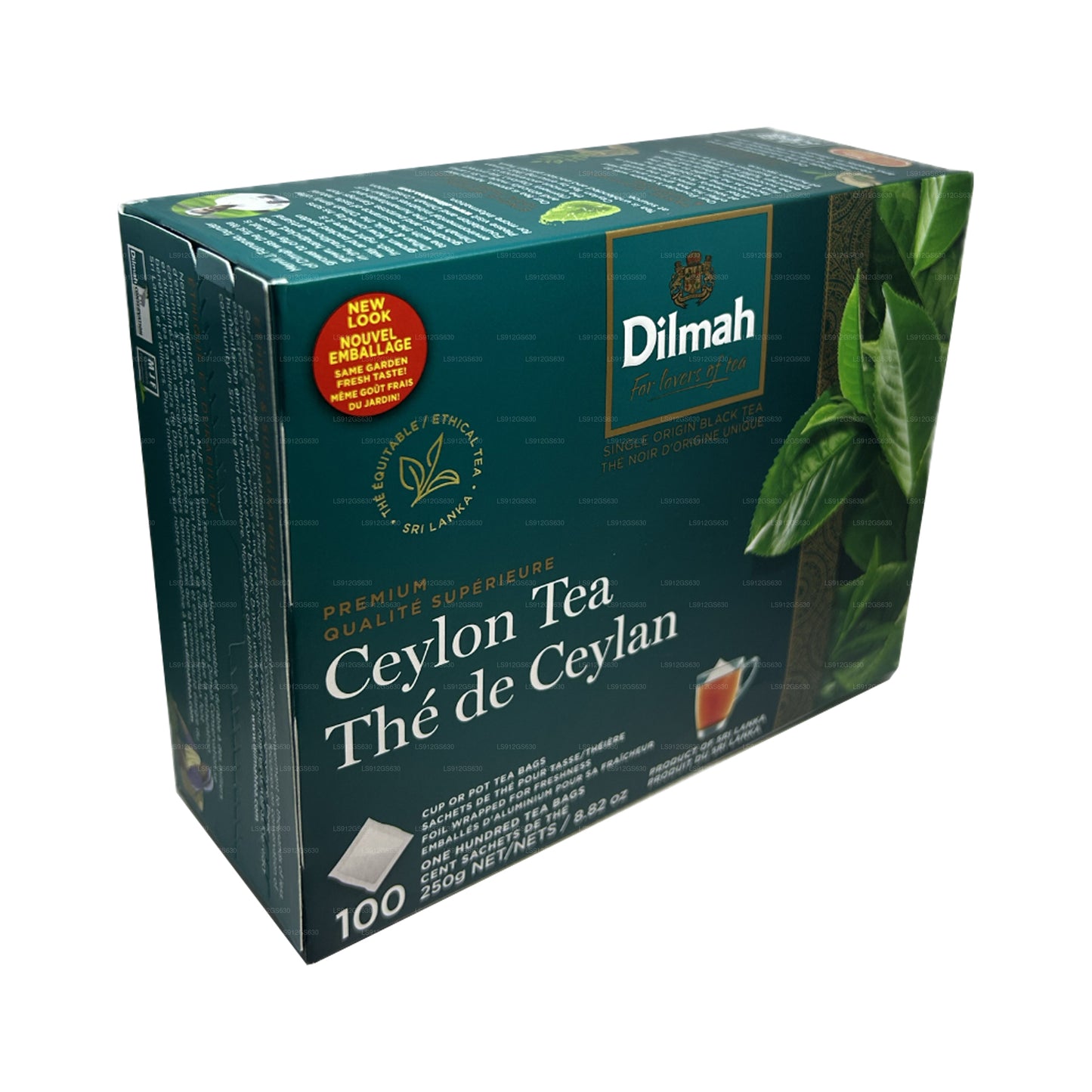 Dilmah Premium Ceylon Tee (250 g) 100 Teebeutel ohne Etikett