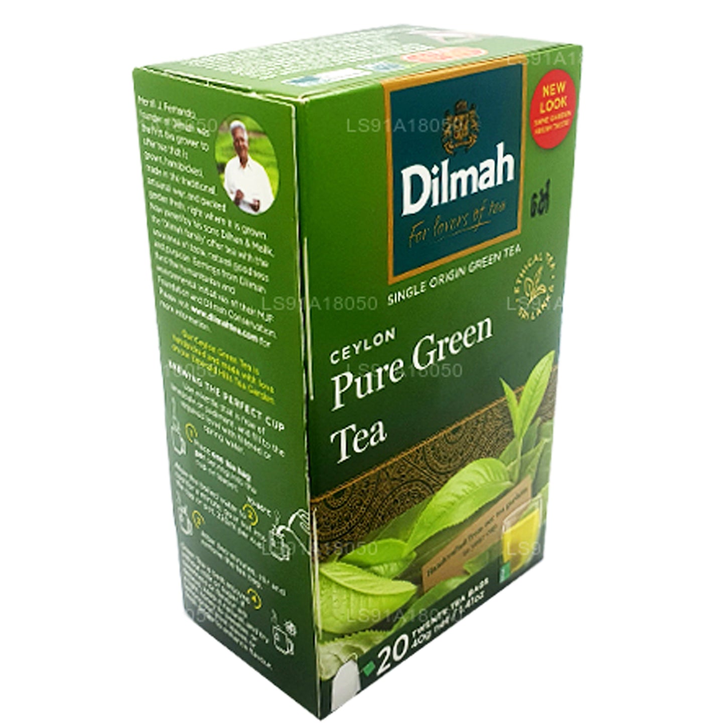 Dilmah Pure Ceylon Grüntee (40 g) 20 Teebeutel