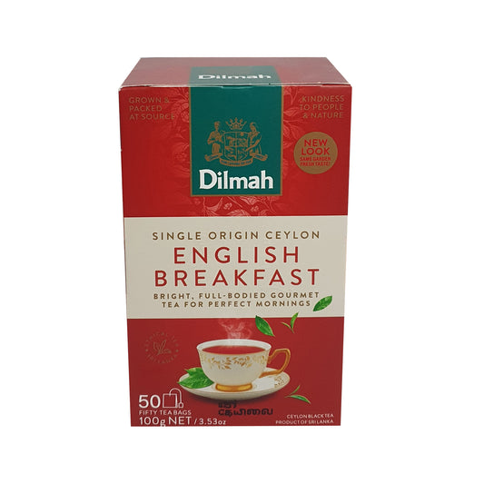 Dilmah Englischer Frühstückstee, 50 Teebeutel (100 g)